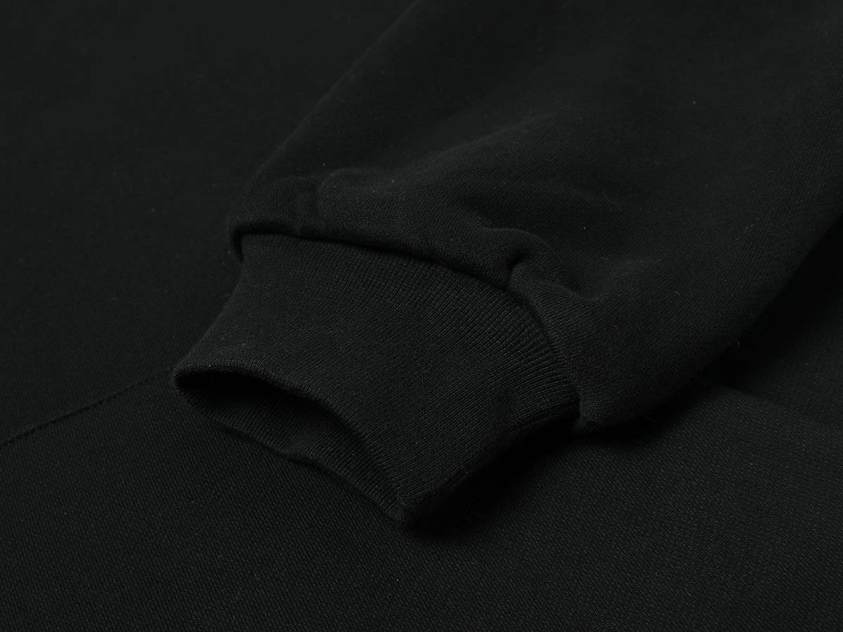 1000 GSM DOUBLE-LAYER 'BLACK' HOODIE - Image 5