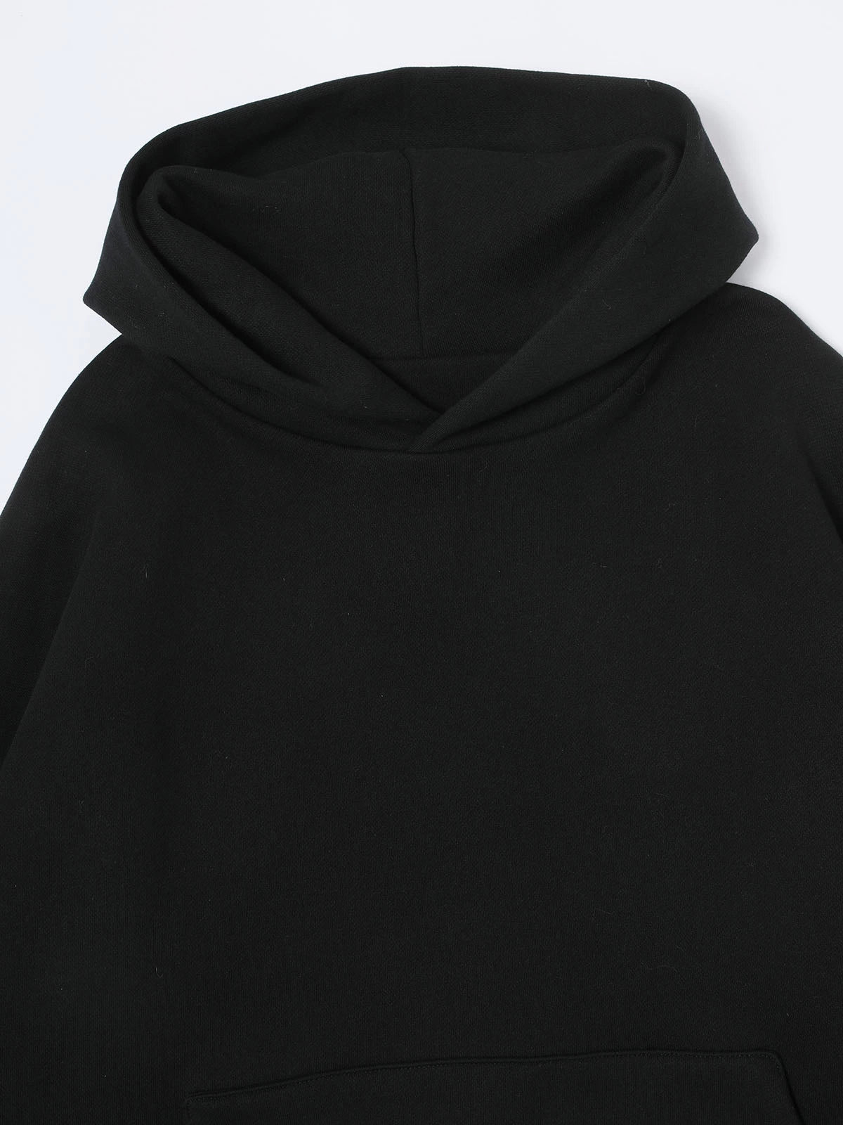 1000 GSM DOUBLE-LAYER 'BLACK' HOODIE - Image 9