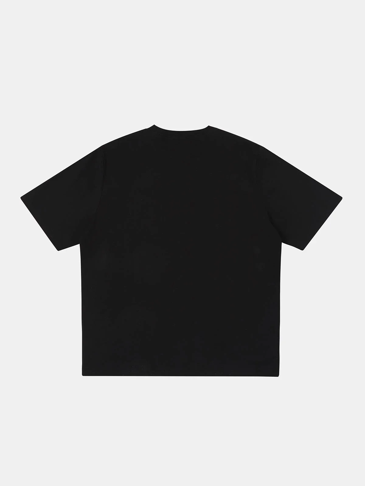 200 GSM REGULAR FIT 'BLACK' T-SHIRT - Image 2