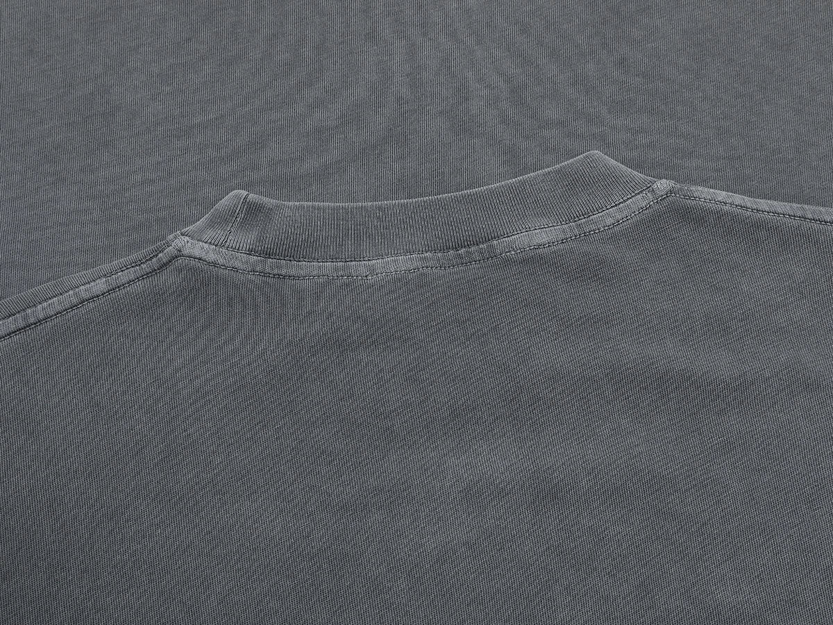 220 GSM LOOSE FIT 'WASHED GRAY' T-SHIRT - Image 3