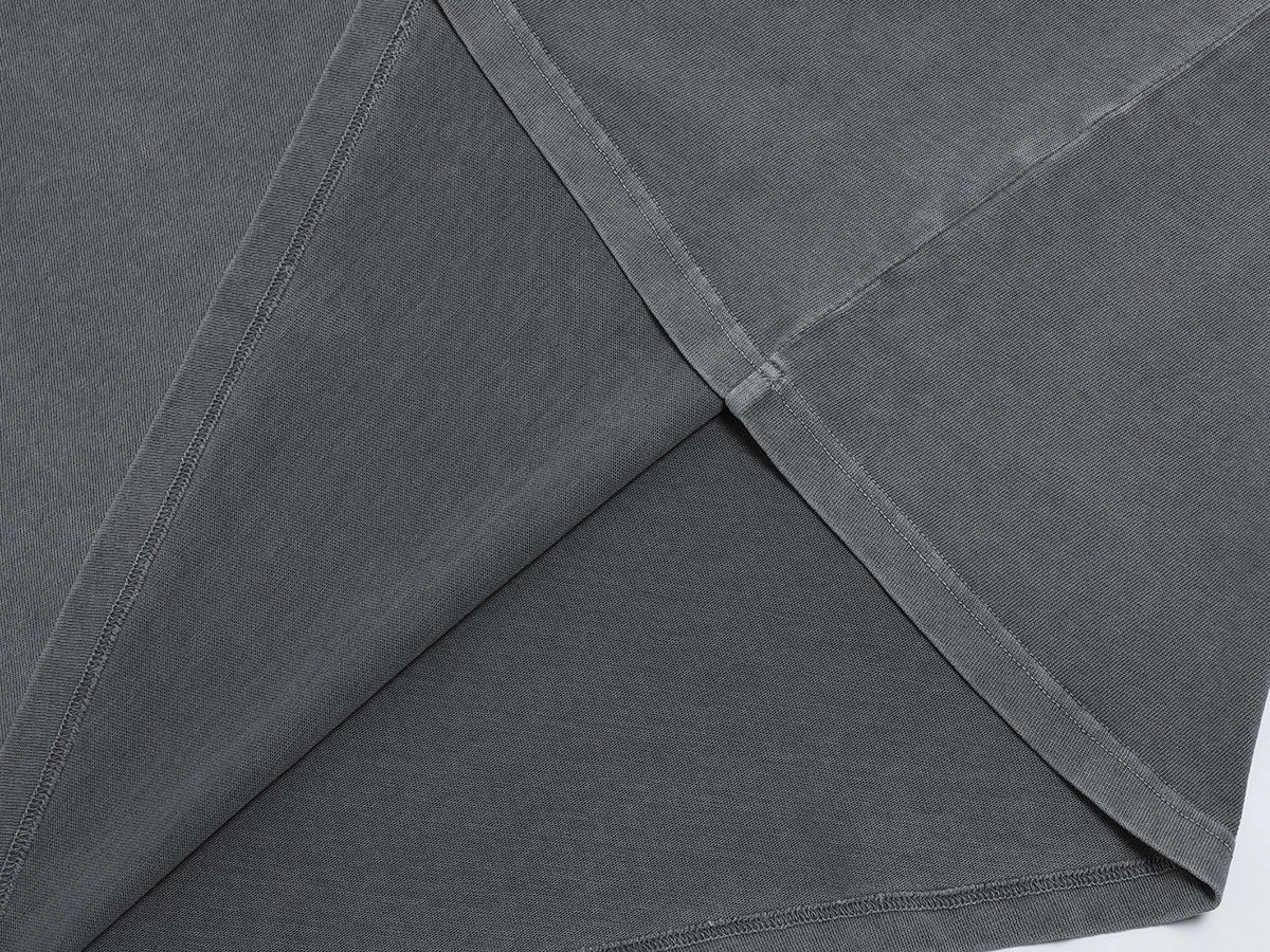 220 GSM LOOSE FIT 'WASHED GRAY' T-SHIRT - Image 6