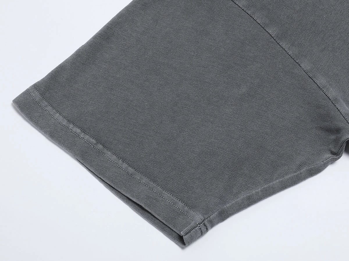 220 GSM LOOSE FIT 'WASHED GRAY' T-SHIRT - Image 7