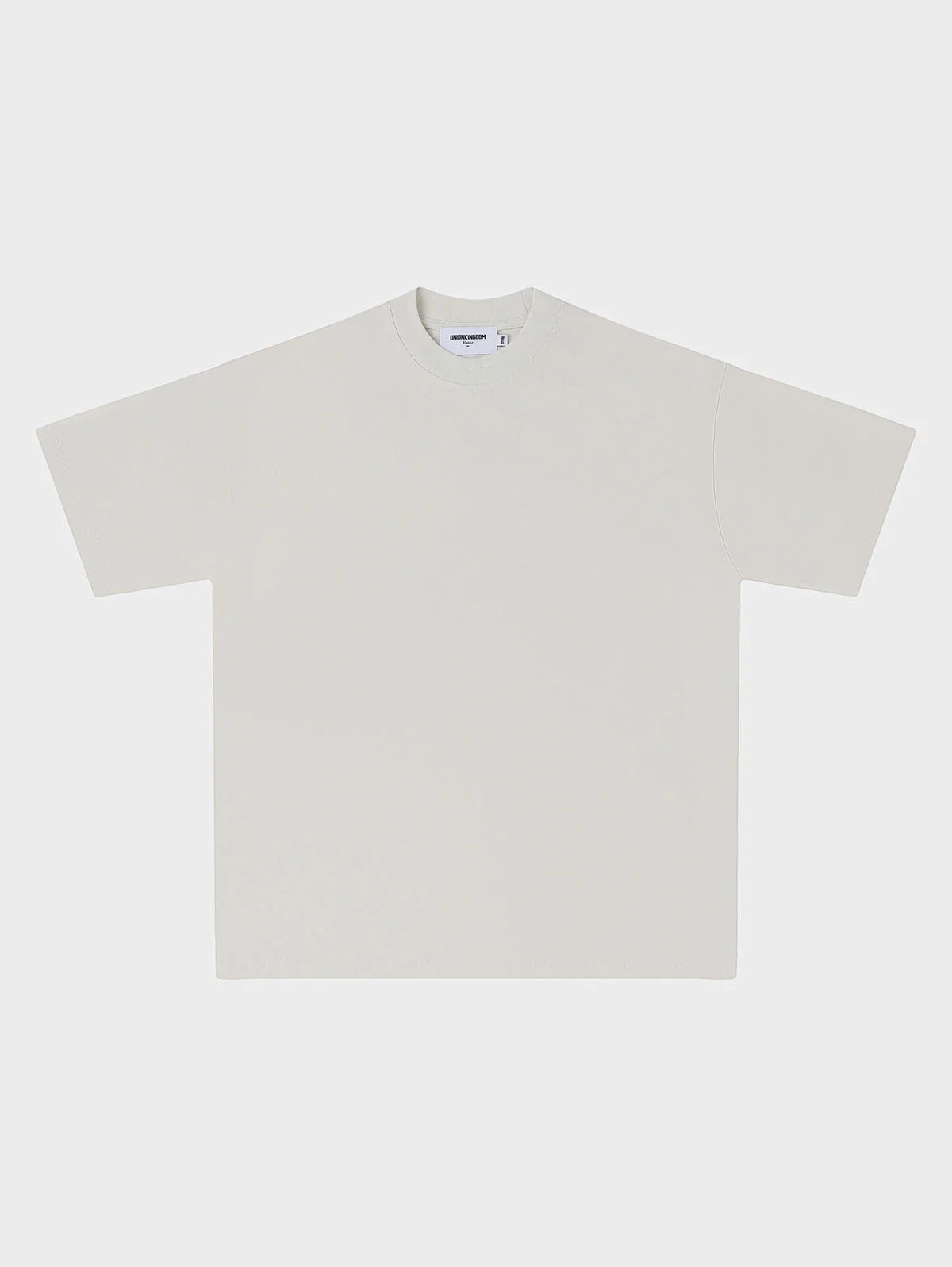 280 GSM LOOSE FIT 'SILVER WHITE' T-SHIRT