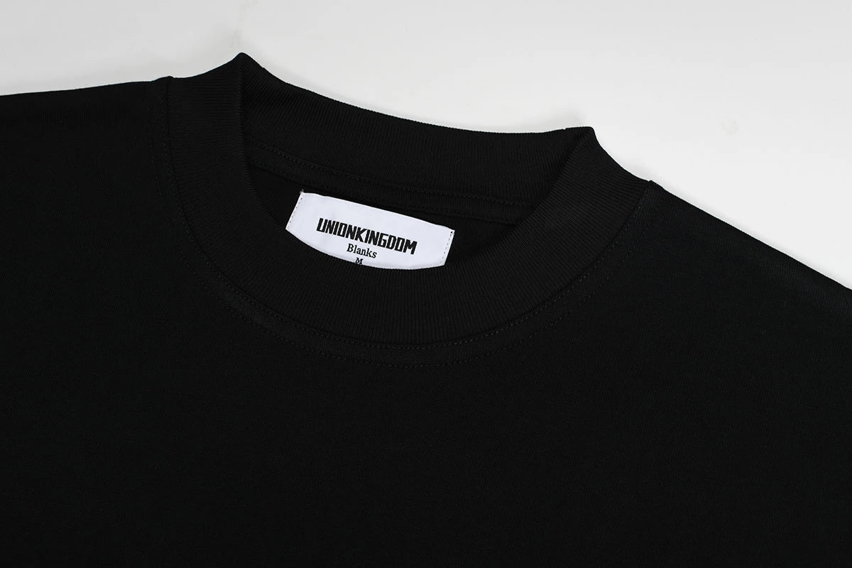 220 GSM LOOSE FIT 'BLACK' T-SHIRT - Image 3