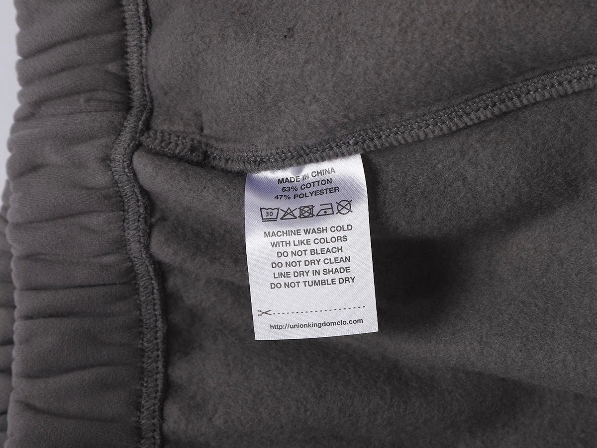 360 GSM NORMAL FIT STRAIGHT 'FOG GRAY' PANTS - Image 5