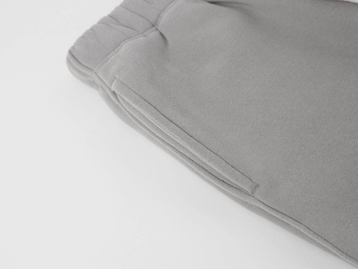360 GSM NORMAL FIT STRAIGHT 'SILVER GRAY' PANTS - Image 3