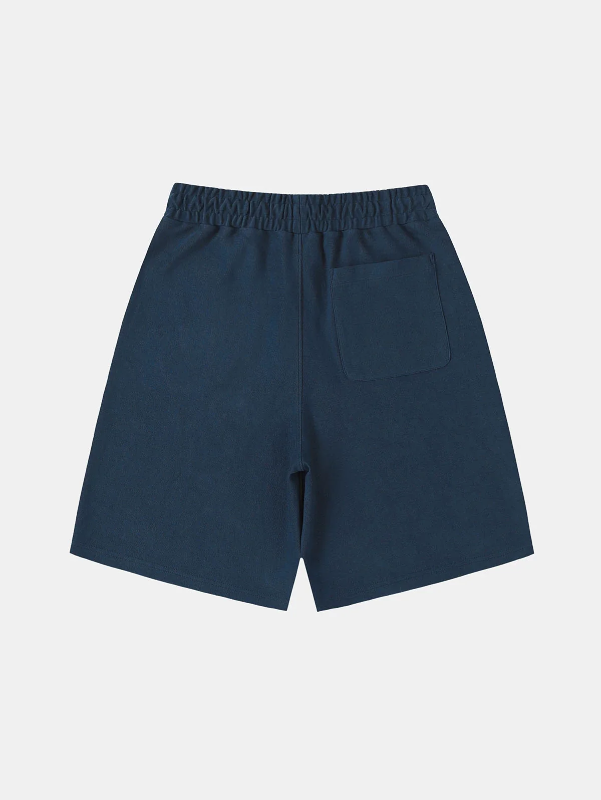 420 GSM MID-LENGTH LOOSE FIT 'PRUSSIAN BLUE' SHORTS - Image 2