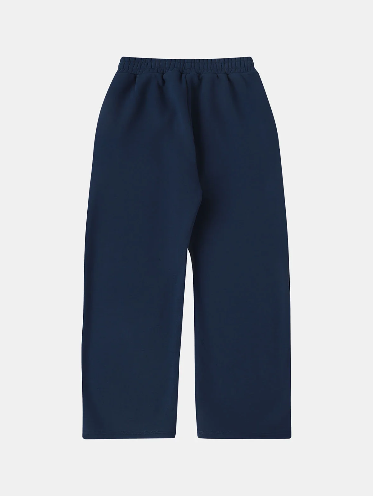 500 GSM LOOSE FIT WIDE LEG 'DENIM BLUE' SWEATPANT - Image 2