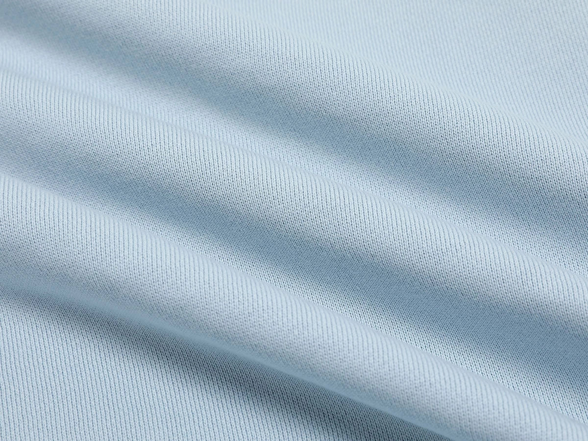 520 GSM BOXY CROPPED FIT 'LIGHT BLUE' HOODIE - Image 6