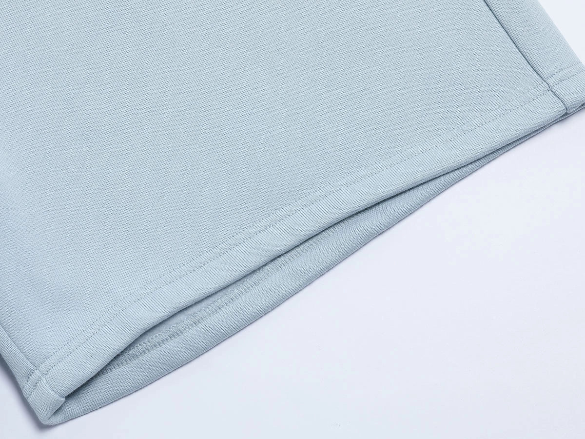520 GSM COZEY BAGGY 'LIGHT BLUE' SHORTS - Image 4