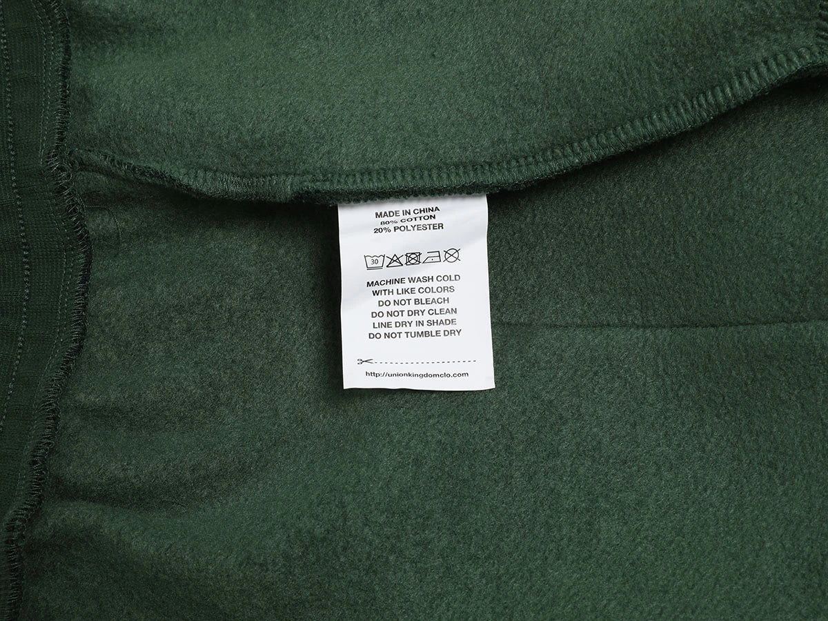 520 GSM COZY BAGGY 'DARK GREEN' STRAIGHT PANTS - Image 8
