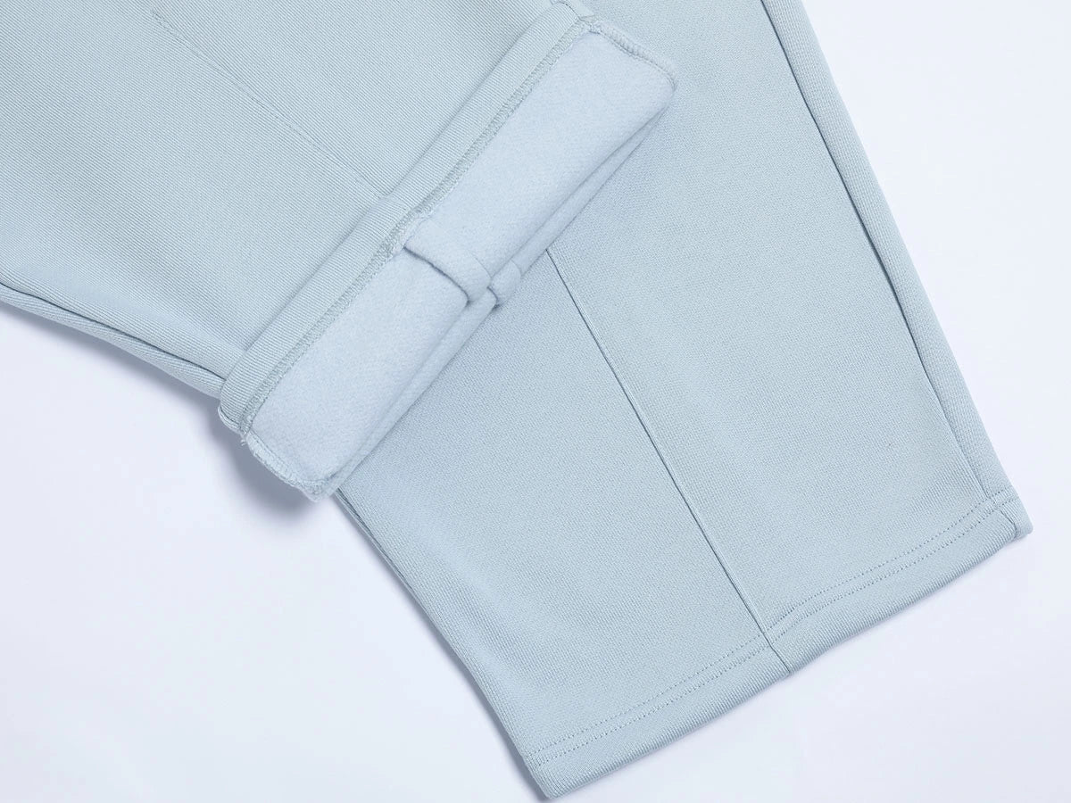520 GSM COZY BAGGY 'LIGHT BULE' STRAIGHT PANTS - Image 7