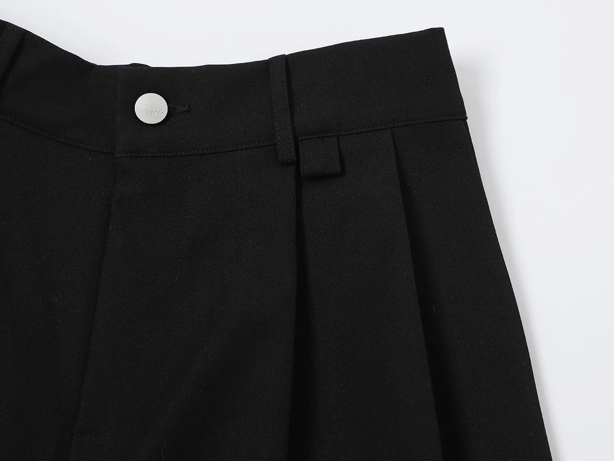BAGGY FIT 'BLACK' PLEATED PANTS - Image 5