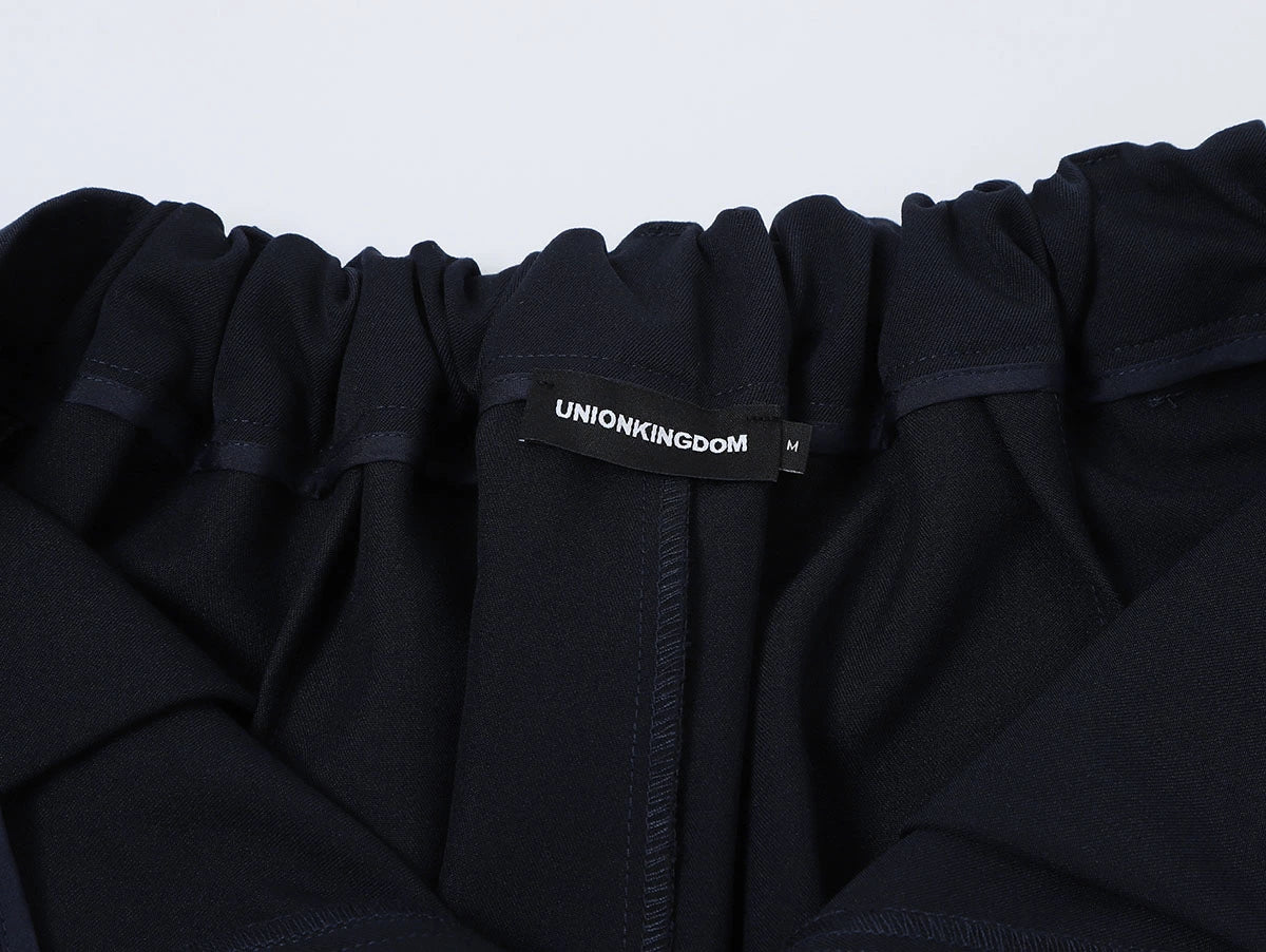 BAGGY FIT 'NAVY BLUE' PLEATED PANTS - Image 6